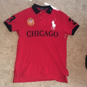 POLO BY RALPH LAUREN CUSTOM FIT CHICAGO SHIRT